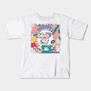 Sewing Icons Kids T-Shirt